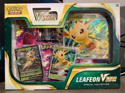 Pokemon TCG Sealed 2022 Leafeon VSTAR Special Collection Box - Image 1