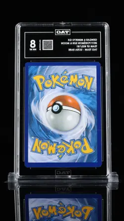 2019 Pokemon Sun Moon Team Up Gengar Mimikyu GX Ultra Rare #53/181 Graded 8 TAG - Image 2