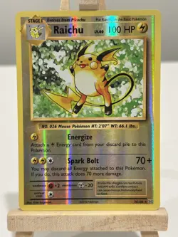 Pokemon TCG-Raichu 36/108 XY Evolutions Reverse Holo - NM - Image 1
