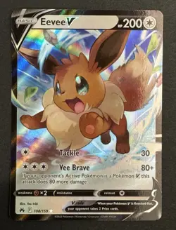 Eevee V 108/159 SWSH Crown Zenith NM - Image 1