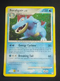 Feraligatr 8/123 Pokemon TCG Mysterious Treasures Rare Holo Foil Card Played LP - Image 1