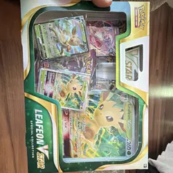 Pokemon TCG Leafeon VSTAR Special Collection Box English 2022 1 Box - Image 1