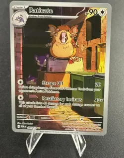 Pokemon TCG Perfect Order Raticate Illustration Rare 099/078 - Image 1