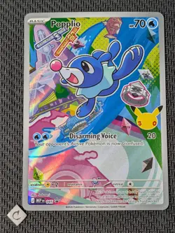 Popplio MEP045 - Mega Evolution First Partner Promo Holo Pokemon TCG NM - Image 1