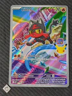 Litten MEP044 - Mega Evolution First Partner Promo Holo Pokemon TCG NM - Image 1