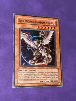 Yu-Gi-Oh Horus, der Schwarzflammendrache LV6 Super Rare SOD-DE007 Deutsch 1st - Image 2