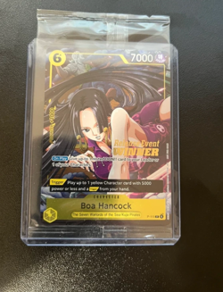 One Piece Boa Hancock Pre Release Event Winner P-115 SEALED ✅ Holo Stamp Op-15 - Image 1