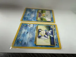 Pokemon TCG Base Set Squirtle 63/102 & Wartortle 42/102 Cards 1999 - Image 3