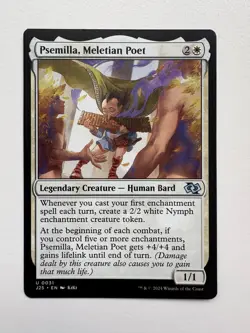 Psemilla Meletian Poet MTG Magic the Gathering Card NM Near Mint J25 - Image 1
