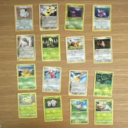 Pokemon TCG Lot 16 Cards EN Vintage Clefairy Pichu Ditto - Image 1