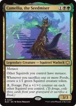 Camellia, the Seedmiser - BL MTG - Light Play - Image 1
