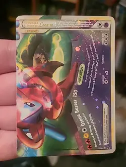 Rayquaza & Deoxys Legend (Bottom) 90/90 Undaunted - Pokemon Card - LP - Image 1