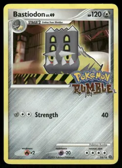 Pokemon Cards Bastiodon 14/16 Pokemon Rumble LP *3 - Image 1