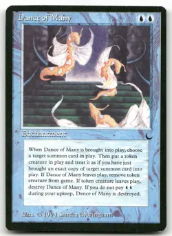 Dance of Many (LP) The Dark DRK Magic MTG - Image 1