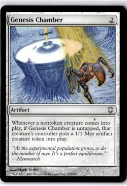 Genesis Chamber 122 Uncommon Darksteel Magic: The Gathering Near Mint - Image 1