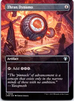 Thran Dynamo (Borderless) 658 Uncommon Commander Masters Magic: The Gathering NM - Image 1