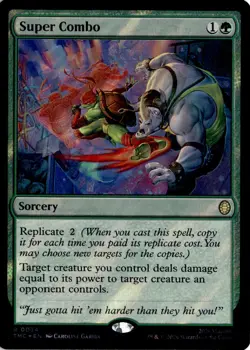 Super Combo 34 Magic: The Gathering TMNT Foil Rare NM - Image 1