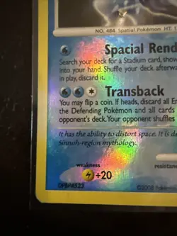 Pokemon TCG Palkia Card 26/106 Platinum Stamped Reverse Holo Rare - Image 5