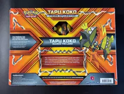 Pokemon TCG Tapu Koko Figure Collection Box Set Factory Sealed & Unopened - Image 2