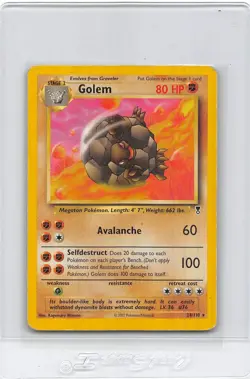 Golem 24/110 - NON-HOLO -RARE - Legendary Collection - POKEMON CARD - MP - Image 1