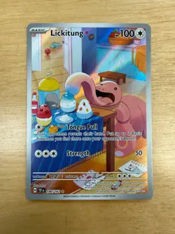 Pokemon SV05: Temporal Forces #180/162 Holo Lickitung - Image 1
