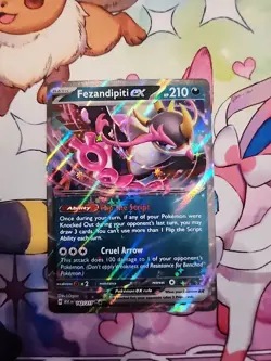 Pokemon TCG Fezandipiti EX Ascended Heroes 142/217 Ultra Rare - Image 1