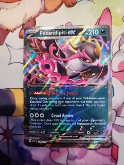 Pokemon TCG Fezandipiti EX Ascended Heroes 142/217 Ultra Rare - Image 2