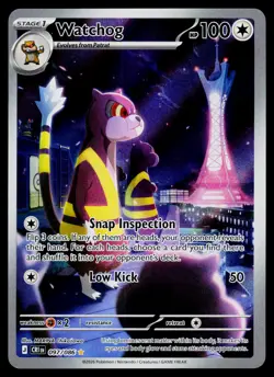 Watchog 097/086 Shiny Rare ME04: Chaos Rising Pokemon Near Mint - Image 1