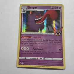 Gengar 057/198 Holo Trick or Trade BOOster (2021 Copyright) Pokemon LP - Image 1