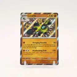 Lucario - 174/091 Paldean Fates Baby Shiny Holo Rare Pokemon - NM - Image 1