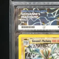 Giovanni's Machamp 6/132 Holo Gym Challenge Pokemon TCG ACE 7 - Image 2