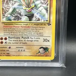 Giovanni's Machamp 6/132 Holo Gym Challenge Pokemon TCG ACE 7 - Image 4