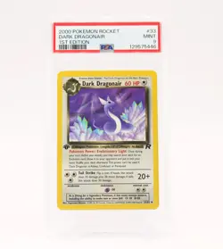 Dark Dragonair - 33/82 PSA 9 Team Rocket 1st Edition Pokemon - MINT - Image 1
