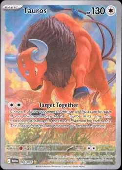 Tauros 096/086 Chaos Rising Illustration Rare Near Mint English Pokemon TCG - Image 1