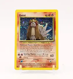 Entei - 6/64 Neo Revelation Unlimited Holo Rare SWIRL Pokemon - MP - Image 1