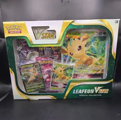 Pokemon TCG Leafeon VStar Special Collection Sword & Shield (Factory Sealed) - Image 2