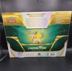 Pokemon TCG Leafeon VStar Special Collection Sword & Shield (Factory Sealed) - Image 3