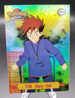 Pokemon TCG TV8 Gary Oak - Topps TV Animation Edition Rainbow Foil Texture - Image 1