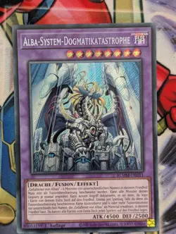 Alba-System-Dogmatikatastrophe BLMM-DE011 Secret Rare Deutsch Near Mint YUGIOH - Image 1