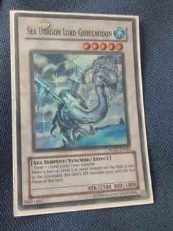 Sea Dragon Lord Gishilnodon RGBT-EN044 Super Rare LP Yu-Gi-Oh! - Image 1