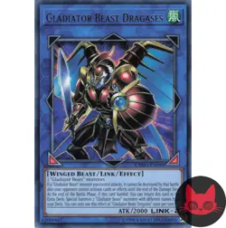 Yugioh Gladiator Beast Dragases CHYO-EN099 Super Rare NM - Image 1