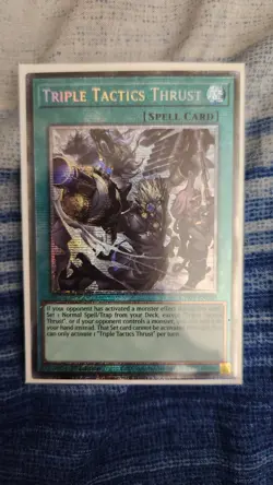 Yugioh Triple Tactics Thrust CH01-EN030 Starlight Rare 1st Edition Near Mint - Image 1