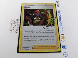 Raihan HOLO RARE Signature card 140/159 Sword & Shield Crown Zenith 2023 Pokemon - Image 2