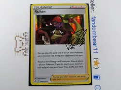 Raihan HOLO RARE Signature card 140/159 Sword & Shield Crown Zenith 2023 Pokemon - Image 5