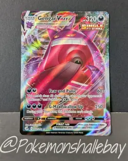 Gengar VMAX 157/264 - Fusion Strike *NM* Holo Rare Pokemon Card - Image 1