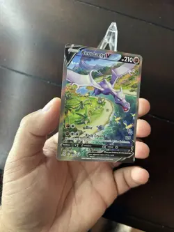 Aerodactyl v Alternate Art Holo Card 180/196 Swsh11: Lost Origin Pokemon Card NM - Image 2
