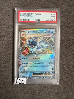 PSA 9 Gyarados ex - 045/198 - SV01: Scarlet & Violet Base Set Pokemon Card - Image 1