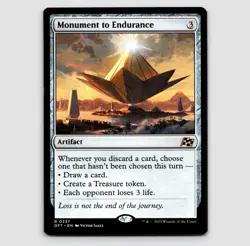 Monument to Endurance - DFT #237 Rare - NM / Mint Aetherdrift Single - Image 1