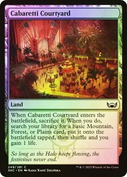 Cabaretti Courtyard FOIL - 249/281 - Common - Streets of New Capenna SNC MTG - Image 1