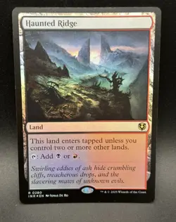 MTG Haunted Ridge R Innistrad Remastered #280 FOIL - Image 1